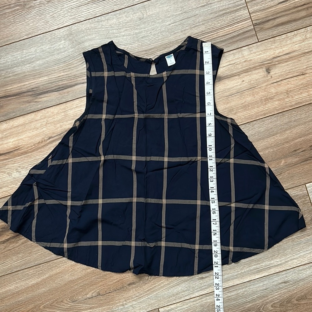 Blue Plaid Top - Picture 4 of 5